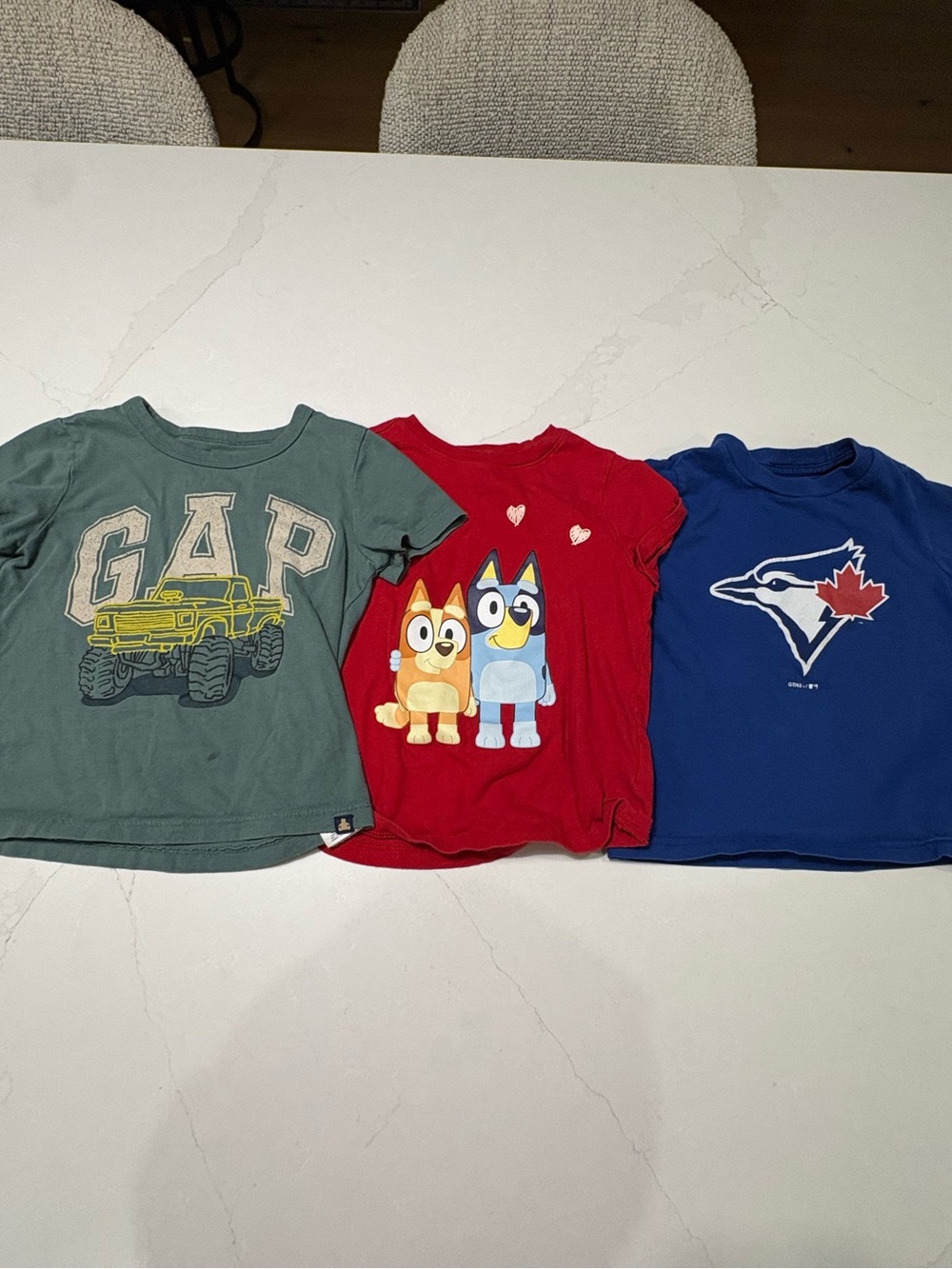 GAP Green Tee with Yellow Monster Truck Graphic - GAP